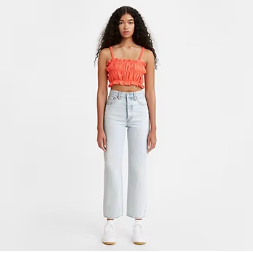 Levi’s Premium Ribcage Straight Ankle Women’s Jeans in Ojai Shore